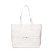 Hvid Shopper Taske Elegant og Praktisk