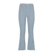 Lysblå Velvet Ribbed Jeans