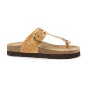 Naturlige Eco Nappa Flip-Flop Sandaler