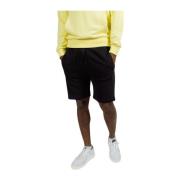 Sort Fleece Bermuda Shorts