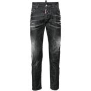 Sort Slim Fit Faded Jeans