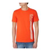 Side Logo T-Shirt - Orange Print