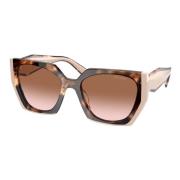 Monochrome solbriller i Havana Pink/Brown