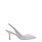 Elegant Slingback Sko i Sølv