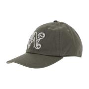 Grøn Bomuld Baseball Hat med Logo