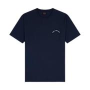 Bomuld Shark Print T-Shirt (Blå)