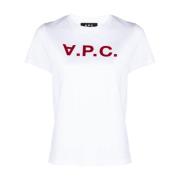 Hvid T-shirt med VPC Farve
