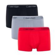 3-Pack Microfiber Stretch Boxers - Multicolor Shorty