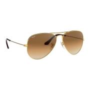 Aviator Solbriller Metal Krystal Unisex