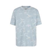 Camouflage Bomuld Afslappet Pasform T-shirt