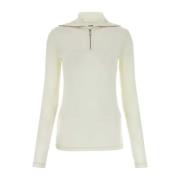 Ivory Sweater Polyester Blanding