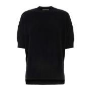 Luksus Sort Cashmere Sweater