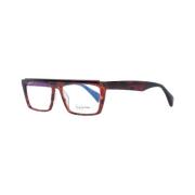 Røde Rektangulære Optiske Briller til Kvinder