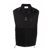 Sort Logo Gilet Vest Jakke