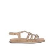 Flettede spænde sandal