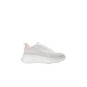 Læderblandede Sneakers Off White/Rose