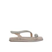 Glitter Sole Flat Sandal