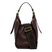 Mørkebrun OLLY Lædertaske
