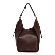 Mørkebrun OLLY Lædertaske