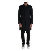 Sort Trench Coat Jakke