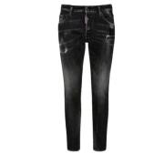 Sort & Grå Slim-Fit Denim Jeans