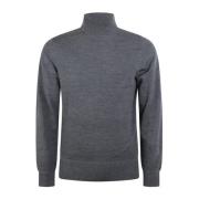 Merino Wool Mock Neck Sweater