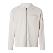 Herre Bomuld Zip Overshirt