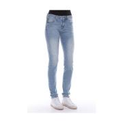 Denim Jeans Regular med Glitter Logo