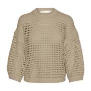 Cool Hole Pattern Knit Sweater