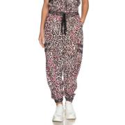 Leopard Print Jogger Bukser med Lommer