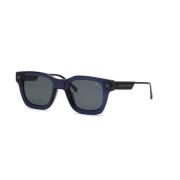 Blå Transparente Solbriller med Røglinser