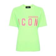 Ikonisk Neon Grøn T-shirt og Polo