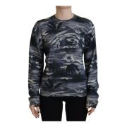 Thunder Sky Printed Langærmet Sweater