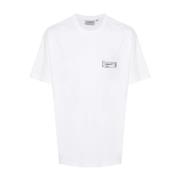 Stempel Grafisk Bomuld T-Shirt