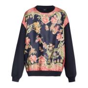 Blomstermotiv Sweatshirt