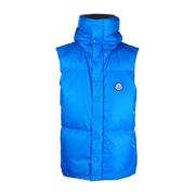 Logo Padded Vest Jacket Blå