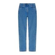 Højtaljede jeans