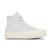 Neutral Canvas Platform Sneaker