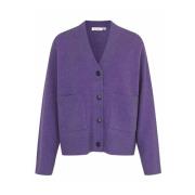 Klassisk Cardigan Meadow Violet