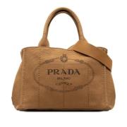 Pre-owned Canvas prada-tasker