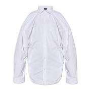 Oversize skjorte med lomme