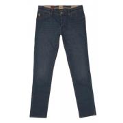 Klassiske 5-lomme Jeans med knaplukning