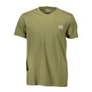 Grøn Rundhalset T-shirt med ikonisk print