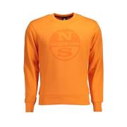 Orange Bomuldssweater