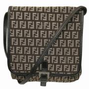 Pre-owned Stof fendi-tasker