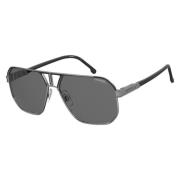 Matte Black Sunglasses with Grey Lenses