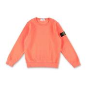 Orange Strik Crew Neck Sweater
