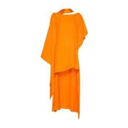 Hav Orange Kaftan Koldskulder Kjole