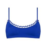 Royal Blue Bikini Top med Bånd