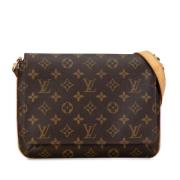 Pre-owned Canvas louis-vuitton-tasker